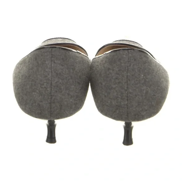 Jimmy Choo pumps wool leather trim size 6.5 - Picture 3 of 5